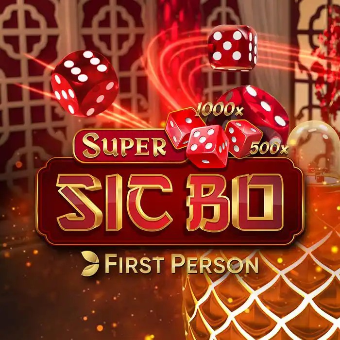 Super Sic Bo slot visual from Evolution available on wolfycasino1.be